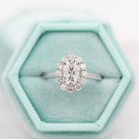 The Ava Ring - Moissanite